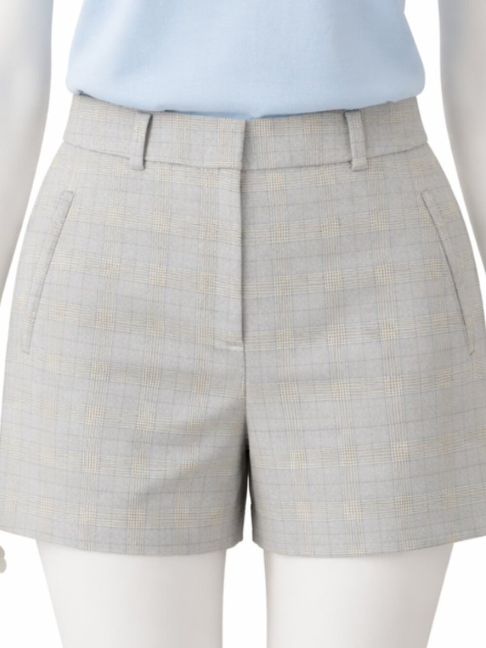 Nine West Womens Medium Shorts Elastic Waist Dress Shorts